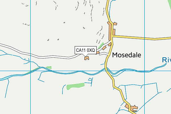 CA11 0XQ map - OS VectorMap District (Ordnance Survey)