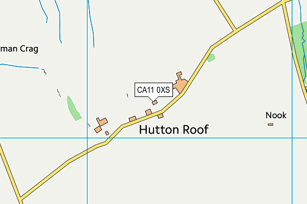 CA11 0XS map - OS VectorMap District (Ordnance Survey)