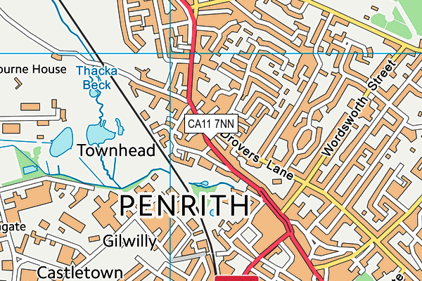 CA11 7NN map - OS VectorMap District (Ordnance Survey)