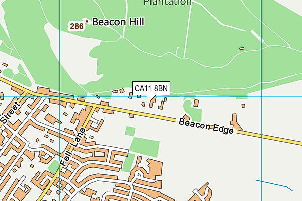 CA11 8BN map - OS VectorMap District (Ordnance Survey)