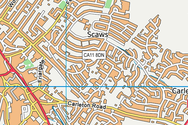 CA11 8DN map - OS VectorMap District (Ordnance Survey)