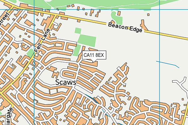 CA11 8EX map - OS VectorMap District (Ordnance Survey)