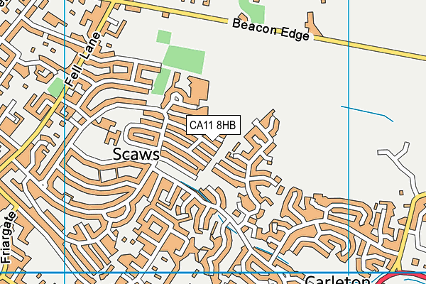 CA11 8HB map - OS VectorMap District (Ordnance Survey)