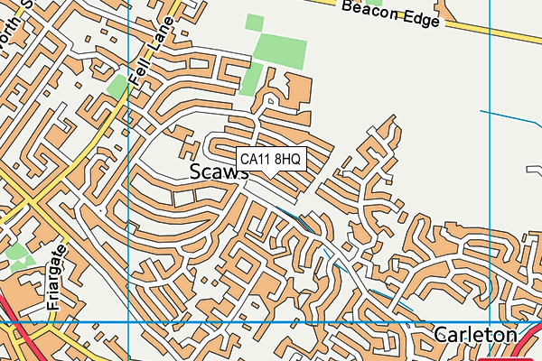 CA11 8HQ map - OS VectorMap District (Ordnance Survey)