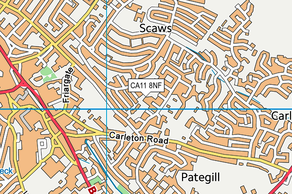 CA11 8NF map - OS VectorMap District (Ordnance Survey)