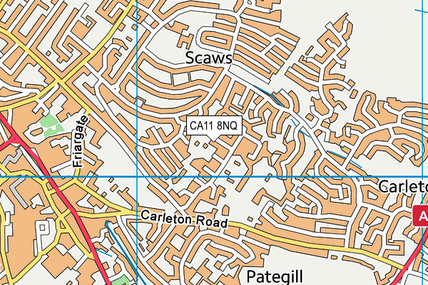 CA11 8NQ map - OS VectorMap District (Ordnance Survey)