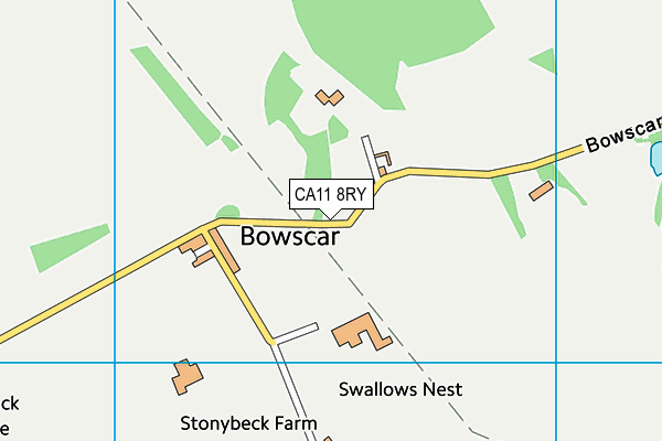 CA11 8RY map - OS VectorMap District (Ordnance Survey)