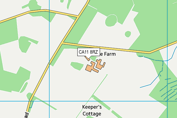 CA11 8RZ map - OS VectorMap District (Ordnance Survey)
