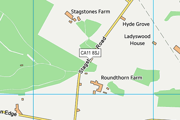 CA11 8SJ map - OS VectorMap District (Ordnance Survey)