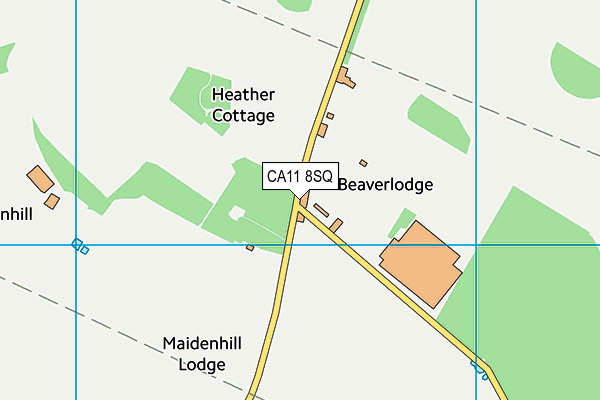 CA11 8SQ map - OS VectorMap District (Ordnance Survey)