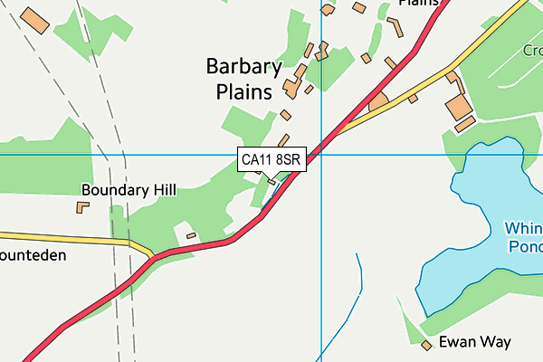 CA11 8SR map - OS VectorMap District (Ordnance Survey)