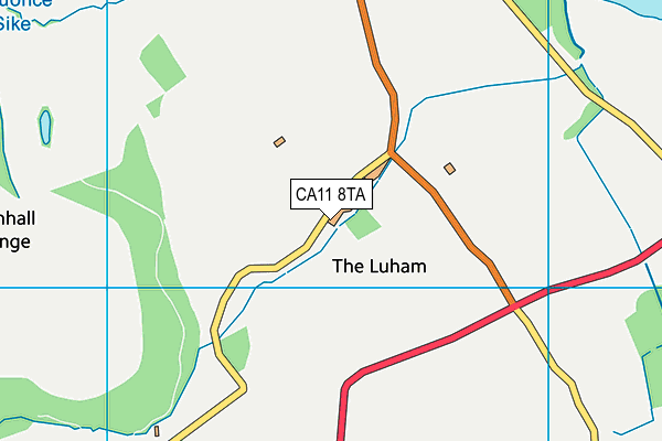 CA11 8TA map - OS VectorMap District (Ordnance Survey)