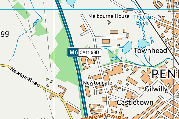 Map of BRACECASTLE LIMITED at district scale
