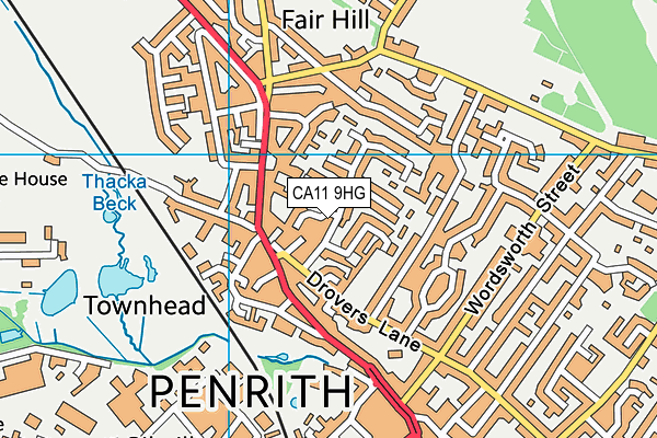 CA11 9HG map - OS VectorMap District (Ordnance Survey)