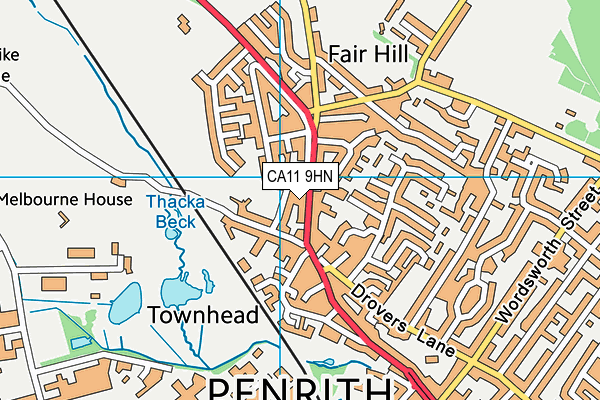 CA11 9HN map - OS VectorMap District (Ordnance Survey)