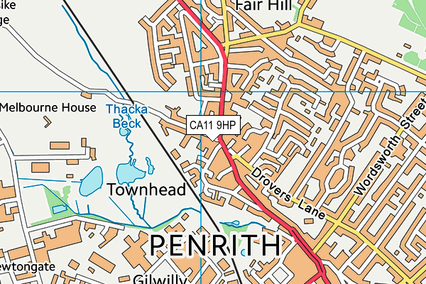 CA11 9HP map - OS VectorMap District (Ordnance Survey)