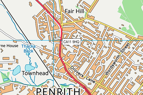 CA11 9HQ map - OS VectorMap District (Ordnance Survey)