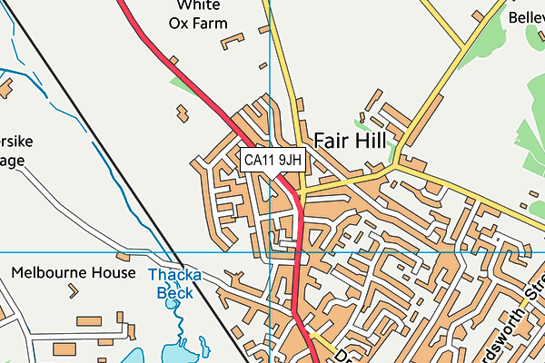 CA11 9JH map - OS VectorMap District (Ordnance Survey)