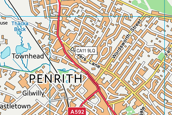 CA11 9LQ map - OS VectorMap District (Ordnance Survey)