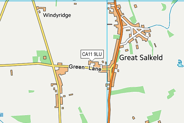 CA11 9LU map - OS VectorMap District (Ordnance Survey)