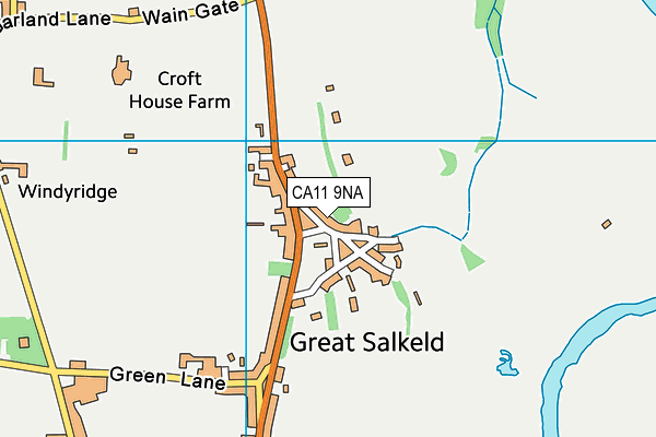 CA11 9NA map - OS VectorMap District (Ordnance Survey)