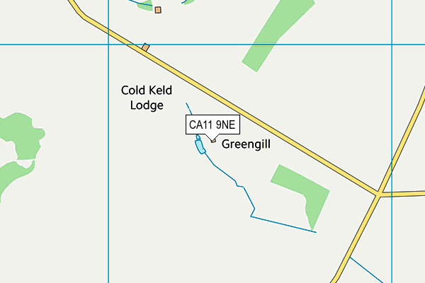 CA11 9NE map - OS VectorMap District (Ordnance Survey)