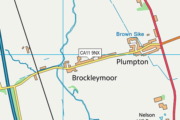 CA11 9NX map - OS VectorMap District (Ordnance Survey)