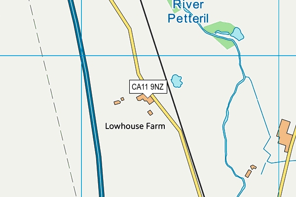 CA11 9NZ map - OS VectorMap District (Ordnance Survey)