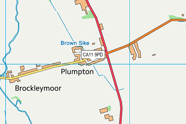 CA11 9PD map - OS VectorMap District (Ordnance Survey)