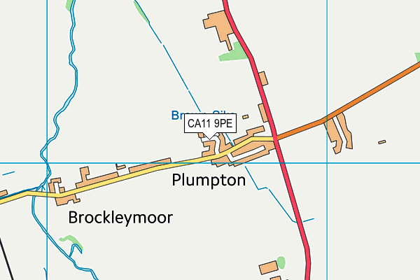 CA11 9PE map - OS VectorMap District (Ordnance Survey)