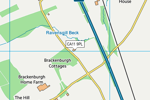 CA11 9PL map - OS VectorMap District (Ordnance Survey)