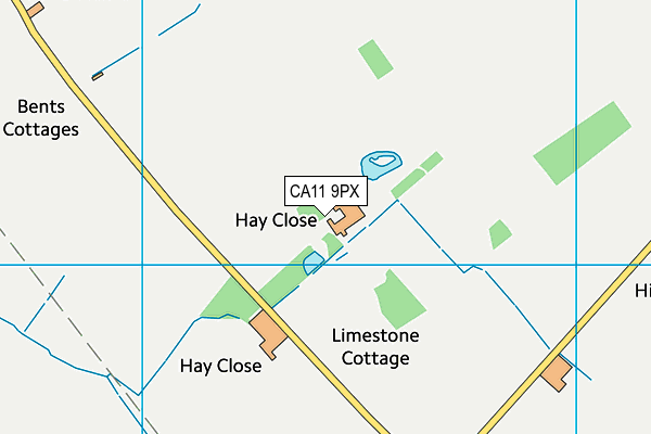 CA11 9PX map - OS VectorMap District (Ordnance Survey)