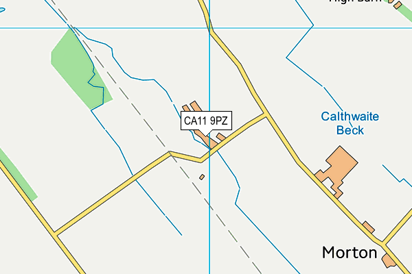 CA11 9PZ map - OS VectorMap District (Ordnance Survey)