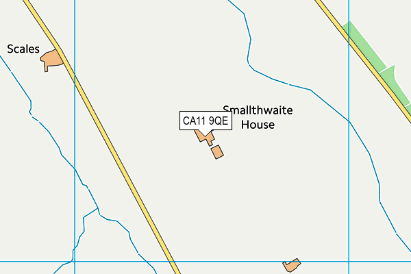 CA11 9QE map - OS VectorMap District (Ordnance Survey)