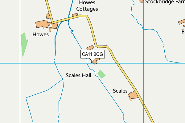 CA11 9QG map - OS VectorMap District (Ordnance Survey)