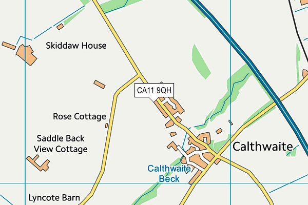 CA11 9QH map - OS VectorMap District (Ordnance Survey)