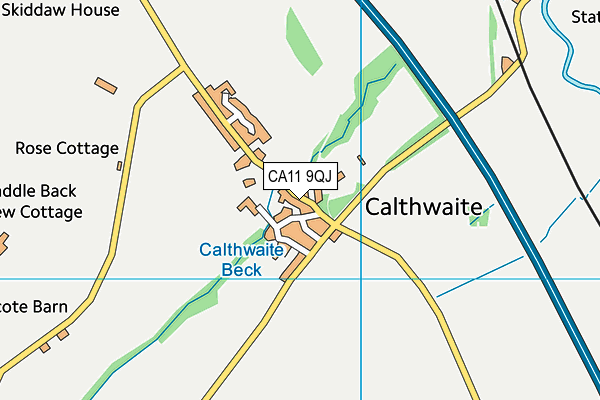 CA11 9QJ map - OS VectorMap District (Ordnance Survey)