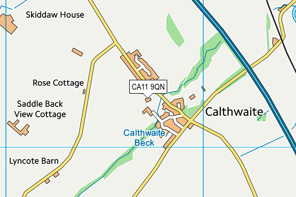 CA11 9QN map - OS VectorMap District (Ordnance Survey)