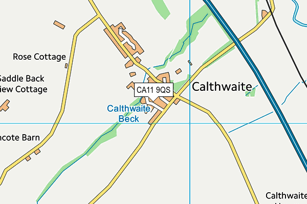 CA11 9QS map - OS VectorMap District (Ordnance Survey)