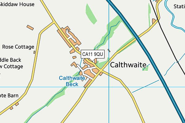 CA11 9QU map - OS VectorMap District (Ordnance Survey)