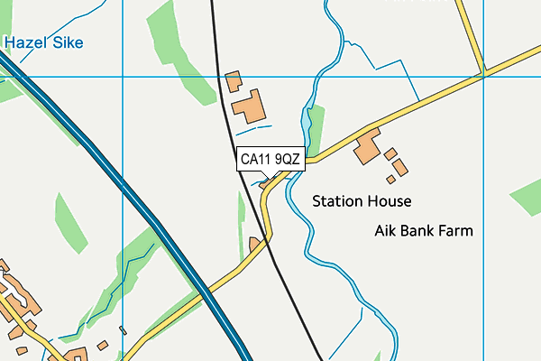 CA11 9QZ map - OS VectorMap District (Ordnance Survey)