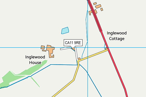 CA11 9RE map - OS VectorMap District (Ordnance Survey)