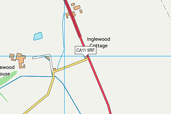 CA11 9RF map - OS VectorMap District (Ordnance Survey)