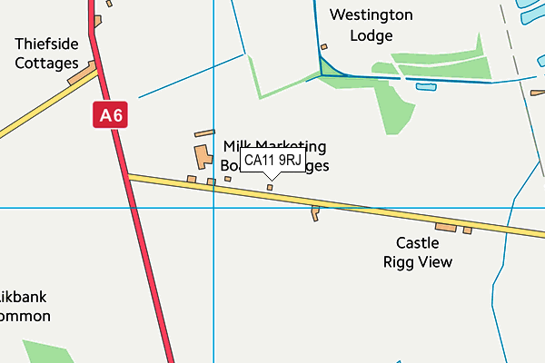 CA11 9RJ map - OS VectorMap District (Ordnance Survey)