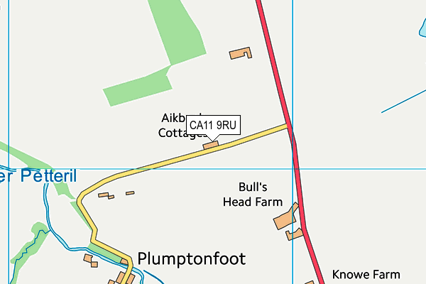 CA11 9RU map - OS VectorMap District (Ordnance Survey)