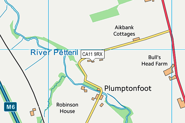 CA11 9RX map - OS VectorMap District (Ordnance Survey)