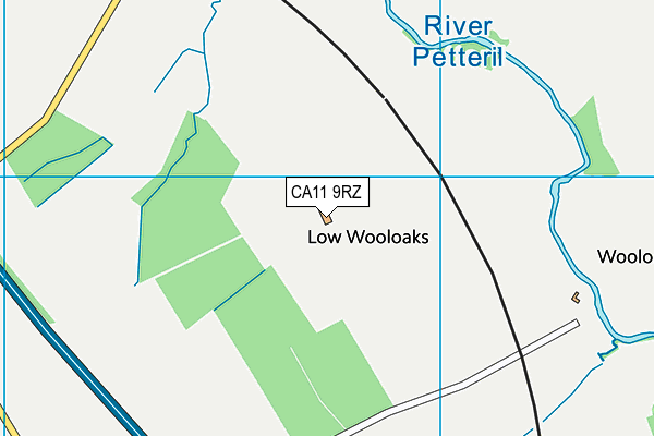 CA11 9RZ map - OS VectorMap District (Ordnance Survey)