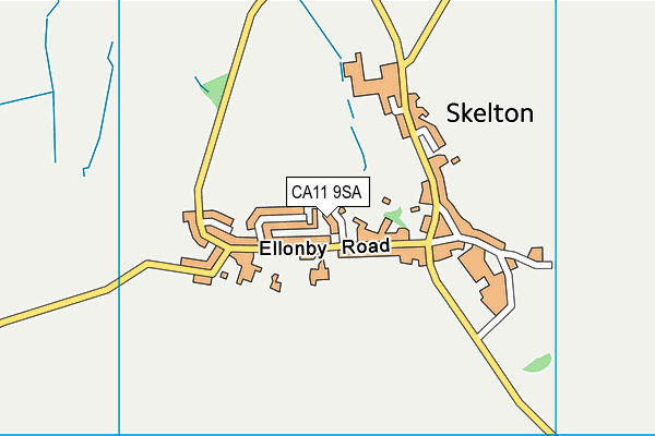 CA11 9SA map - OS VectorMap District (Ordnance Survey)