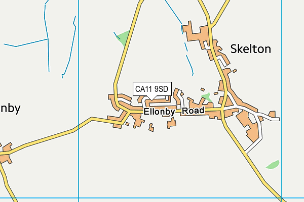 CA11 9SD map - OS VectorMap District (Ordnance Survey)