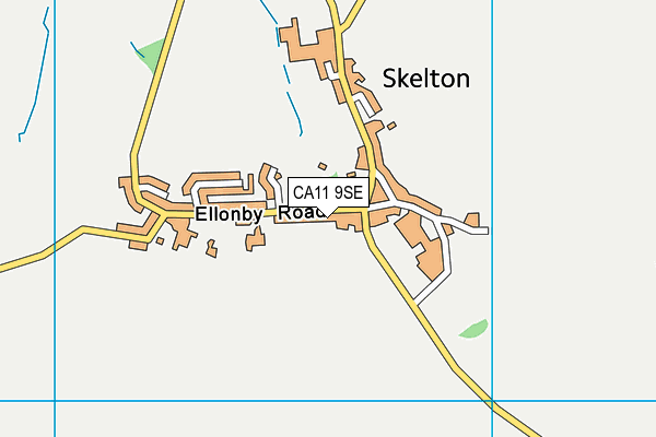 Skelton School map (CA11 9SE) - OS VectorMap District (Ordnance Survey)